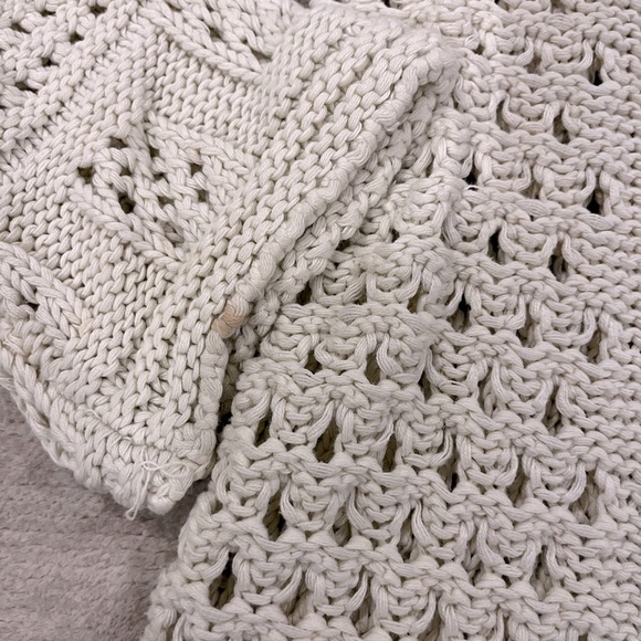 Vintage Y2K Xhilaration Cream Crochet Cardigan - Boho Festival Style  Brand: Xhi - Picture 4 of 6